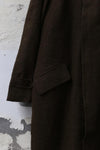 AVIVA JIFEI XUE Oversized long coat with detachable vest AJX-FW22-OLC-BR-SHENZONG Dark Brown FW22-OLC-BR